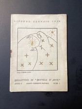 LIVORNO- BOLLETTINO DI BOTTEGA