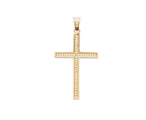 Pendente oro placcato - in,