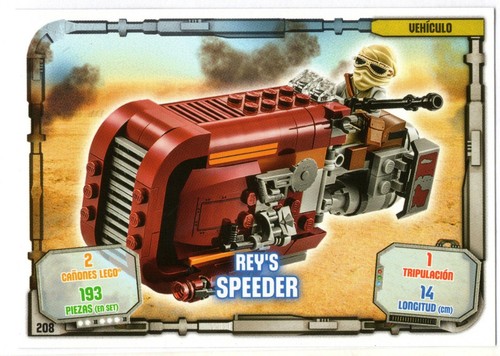 Rey speeder 208 lego - speeder, #208