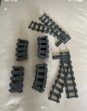 lego binari treno come nuovi 