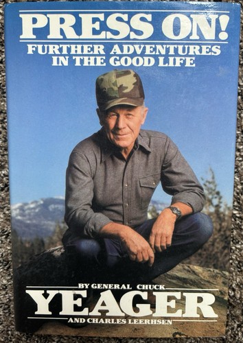 Chuck yeager signed press - chuck,