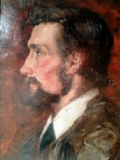 ANTICO DIPINTO OLIO RITRATTO