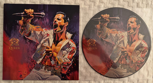 Picture disk lp queen - 12",
