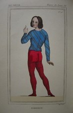 Très belle gravure du Costume