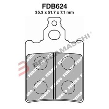 COPPIA PASTIGLIE FRENI FERODO