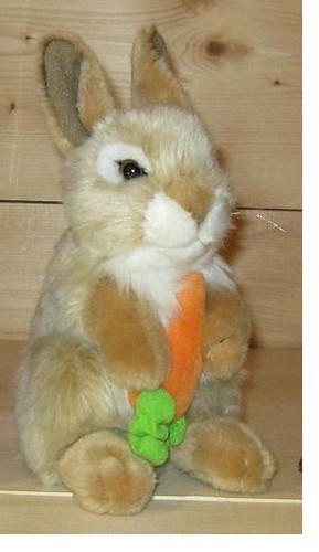 Peluche coniglietto con carota
