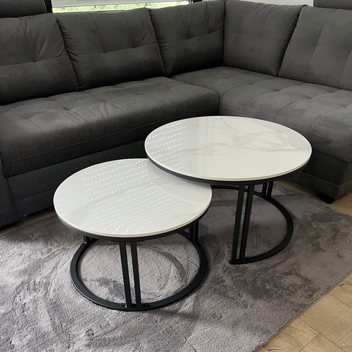 Set tavolini tavolino - , rotondo