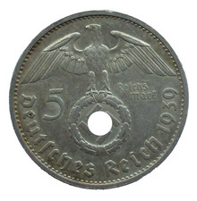 Terzo Reich 5 Reichsmark 1939