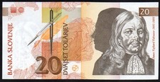 BANCONOTA SLOVENIA 1992 20 TOLARJEV FDS