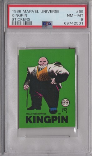 Carta adesiva kingpin 1986 - adesiva,
