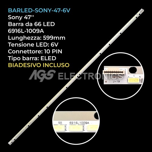 Barra led tv sony - tv,
