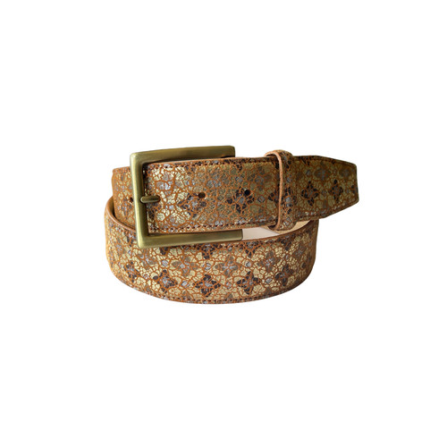 Cintura vmp pelle oro - 85,