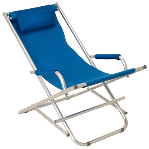 Sedia spiaggia blu - sedia, da
