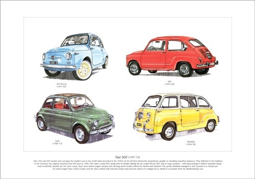 Fiat 500 fine art - (1957-72),