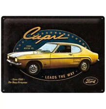 Ford Capri Insegna Metallica