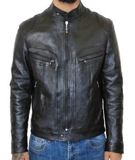 Mens genuine leather jacket - genuine,