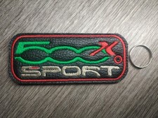 Portachiavi ricamato fiat 500x - portachiavi,