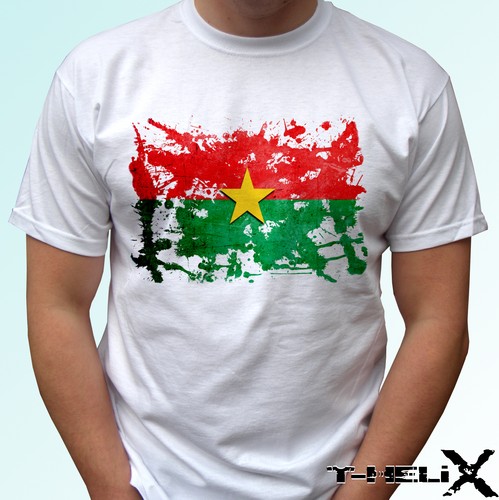Bandiera burkina faso t - -,