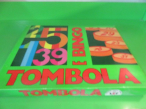 Vecchia tombola bingo - tombola, edizioni