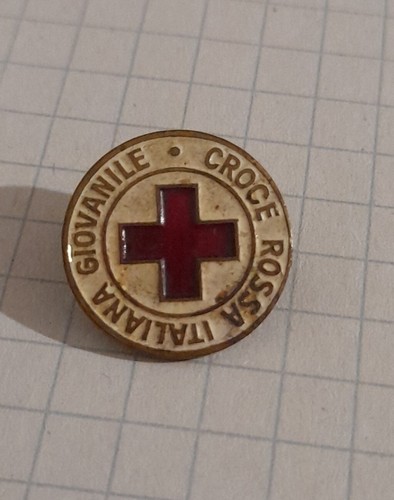 Pin spilla croce rossa - spilla,