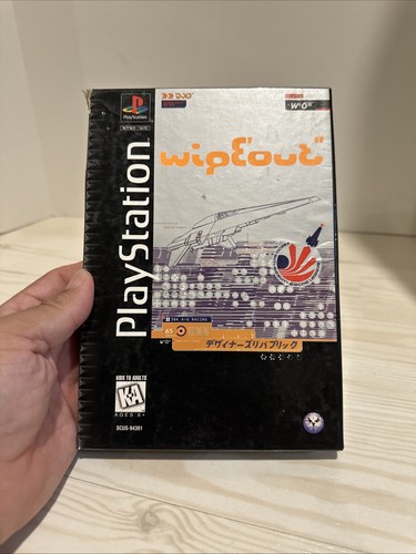 Wipeout long box playstation - long, (playstation