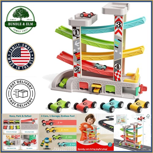 Set giocattolo rampa auto