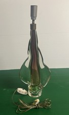 IMPORTANTE BASE LAMPADA DA TAVOLO ABATJOUR 900 VETRO SOMMERSO MURANO  GLASS