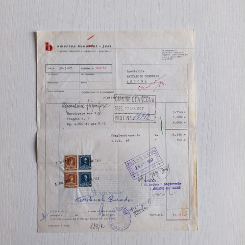 1967 americo bocchini jesi - 1967,