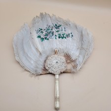Antico ventilatore in piuma