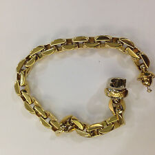 BARAKA' BRACCIALE ORO 750 GIOIELLI ORO GIALLO MASSICCIO -NUOVO-