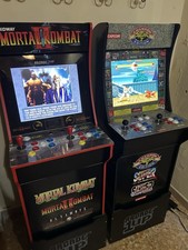 Mortal Kombat E Street Fighter LCD ARCADE 1up Con Due Riser SOLO RITIRO A MANO