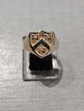 Anello uomo in oro giallo 9 kt