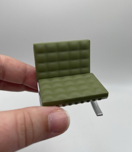 Sedia barcellona mcm - sedia, verde
