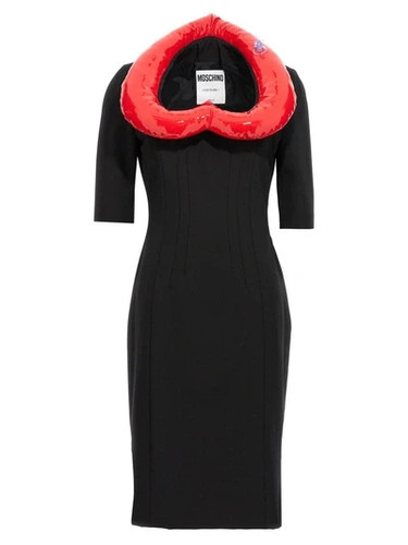 Abito nero ss23 moschino - abito,