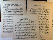 Spartiti musicali IL PLETTRO 1922-1936 mandolino-mandola-chitarra. 111-112-113