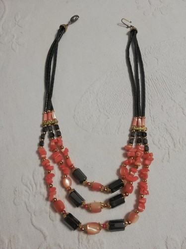 Collana artigianale corallo - artigianale,