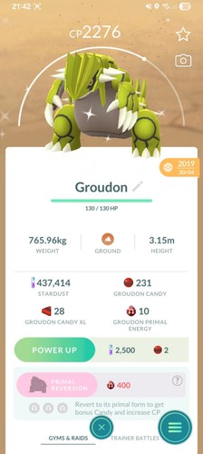 Groudon shiny pokemon - shiny,