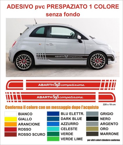 Kit adesivi strisce fiat - adesivi,