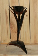 Portacandele statuetta fiore