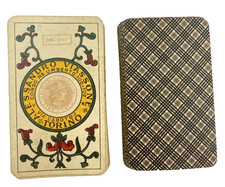 Tarocchi Viassone Sett. 1949 78 carte retro nero