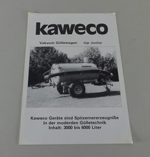 Prospektblatt/Brochure Kaweco
