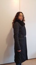 Piumino Cappotto Elegante Atos Lombardini taglia 42 Nero Donna