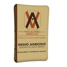 Gesso Agricolo Triturato BIO solfato di calcio idrato essiccato 30 kg