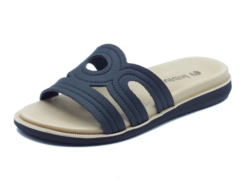 Inblu sf00005 nero - inblu, ciabatte
