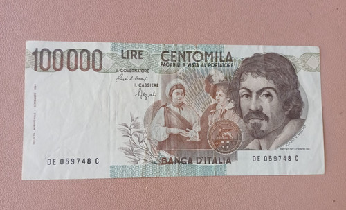 Banconota 100000 lire - banconota,