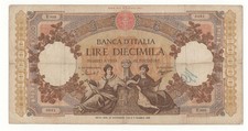 10000 LIRE  REPUBBLICHE MARINARE REGINE DEL MARE DECR  21/11/1955