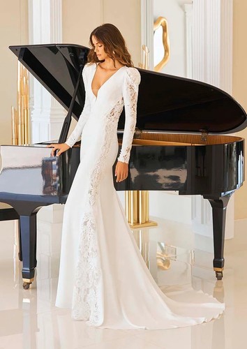 Pronovias kaya crêpe lace - pronovias,