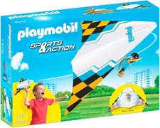 PLAYMOBIL 9206 - Deltaplano con Pilota, Bianco NUOVO SIGILLATO