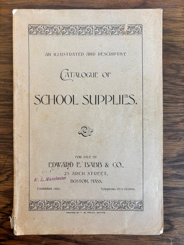 C1900 school supply trade - c1900,