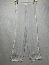 Pantalone pantalone Missoni seta a pois trasparente gamba dritta taglia 38 lounge moderno